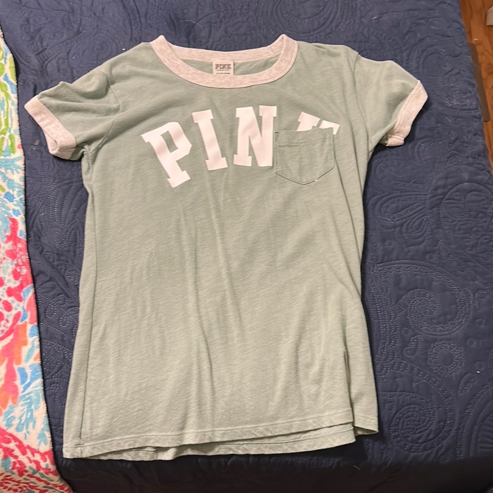 Pink Victoria’s Secret top